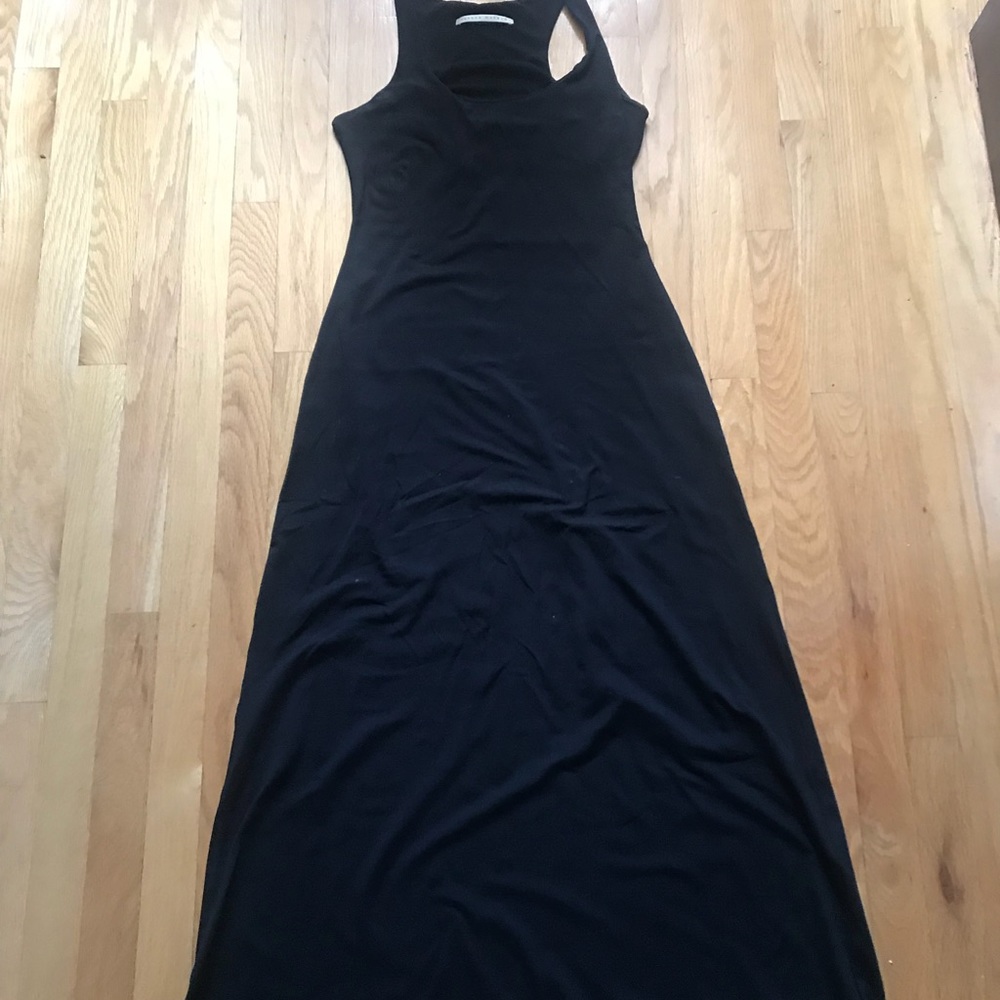 Susana Monaco black stretchy maxi